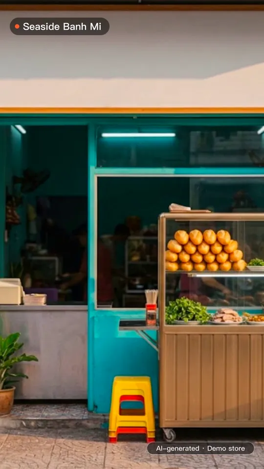 Demo video generated by LOCXAI for a fictional store